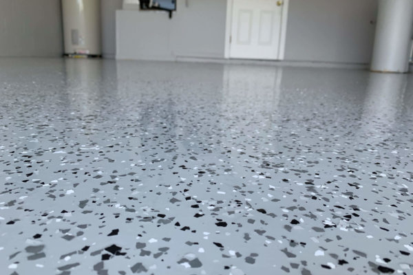 Epoxy Garage Floor with Flake