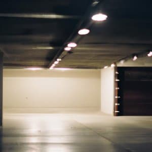 Empty room with lighting